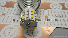 Self-adhesive circuit board for LED