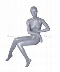 female sitting mannequin