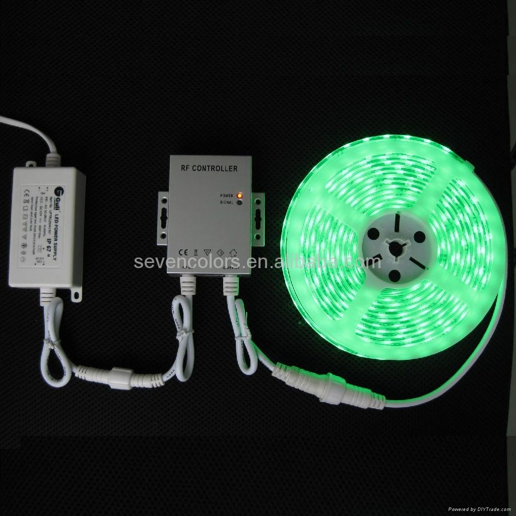 Colorful SMD IP67 Outdoor LED Flexible Strip Light With Silicon Tube 4