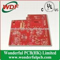 Red TV Circuit Board with 4 Layer