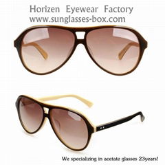 Polarized Hand Made Italian Acetate Sunglasses AC16