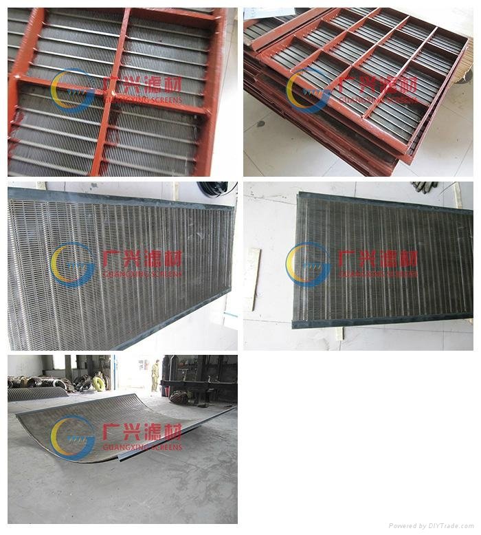 Flat panels of welded profile wire screen 4
