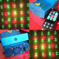 6 Patterns Remote Control Mini Laser Light Christmas Light RS096I