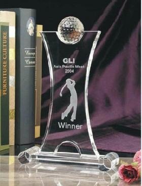 crystal glass trophy 5