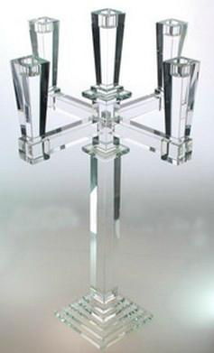 Crystal candlestick , glass  candlestick 2