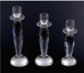 Crystal candlestick , glass  candlestick 3