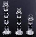 Crystal candlestick , glass  candlestick 4