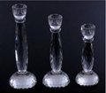 Crystal candlestick , glass  candlestick 5