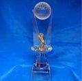 Crystal trophy, crystal gifts, crystal crafts