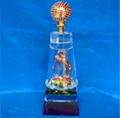 Crystal trophy, crystal gifts, crystal crafts