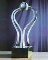 Crystal trophy, crystal awards, crystal crafts