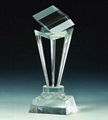 Crystal trophy, crystal awards, crystal crafts