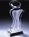 Crystal trophy, crystal awards, crystal crafts