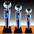 Crystal trophy, crystal awards, crystal crafts 13