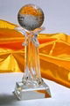 Crystal trophy, crystal awards, crystal crafts