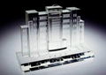 水晶建築模型,水晶模型,金屬模型