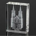 3D laser engraving crystal crafts,crystal awards,Crystal Cube 13