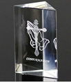 3D laser engraving crystal crafts,crystal awards,Crystal Cube 14