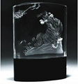 3D laser engraving crystal crafts,crystal awards,Crystal Cube