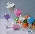 Crystal glass hourglass 3
