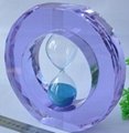 Crystal glass hourglass 10