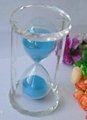 Crystal glass hourglass
