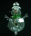 水晶拉絲聖誕工藝品,水晶拉絲植物,水晶拉絲動物