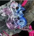 Coloured glaze,lazurite pendants,glass buddha