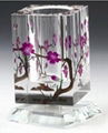 crystal Pen container,Crystal office supplies,Crystal stationery pen holder