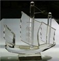 水晶船,金屬船,船模型