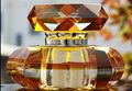 Crystal perfume bottles, glass perfume