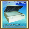 Vacuum uv exposure unit for making logo