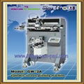 Cylindric screen printing machine for