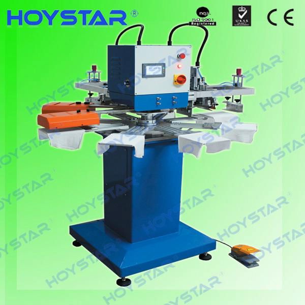 2 color sock screen printing machine