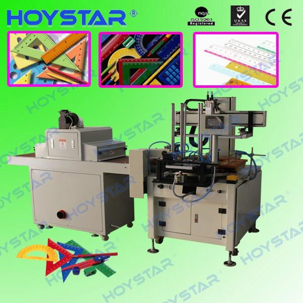 automatic single color ruler screen printing machine with drying system