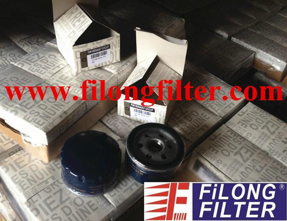 FILONG Manufactory FILONG Automotive Filters 7700274177   7700873603   FILONG Oil Filter For RENAULT 