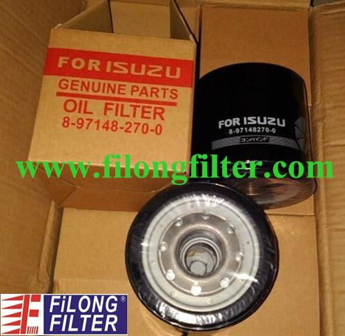 FILONG FOR ISUZU Oil Filter 8-97148270-0  8971482700 8-97148270-0 8-97096777-0  2