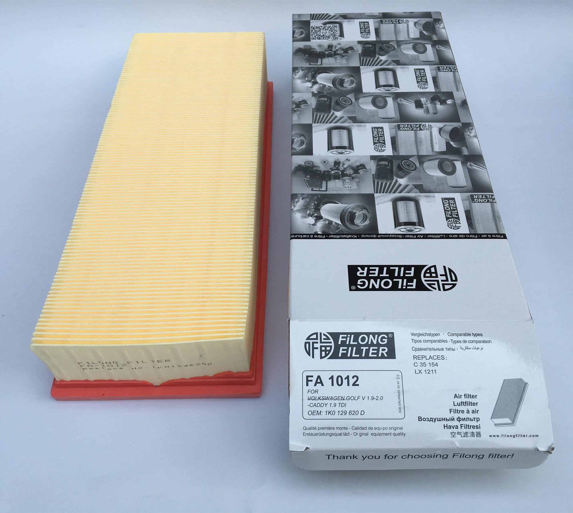 FILONG Automotive Filters   FA-1012,1K0129620F/C, C35154,LX1211 AP139/2