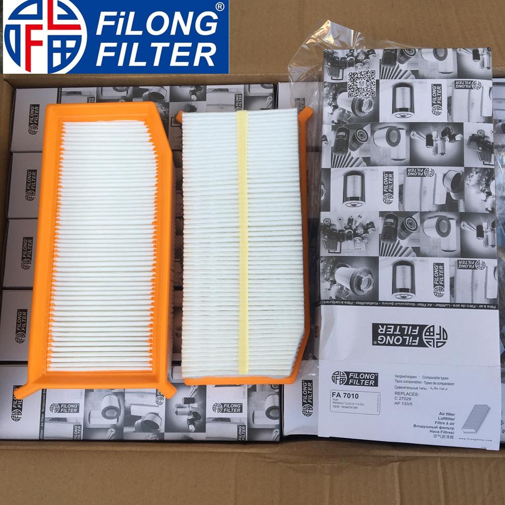  FILONG Manufactory For RNEAULT Air Filter FA-7010  165467674R 16546-7674R