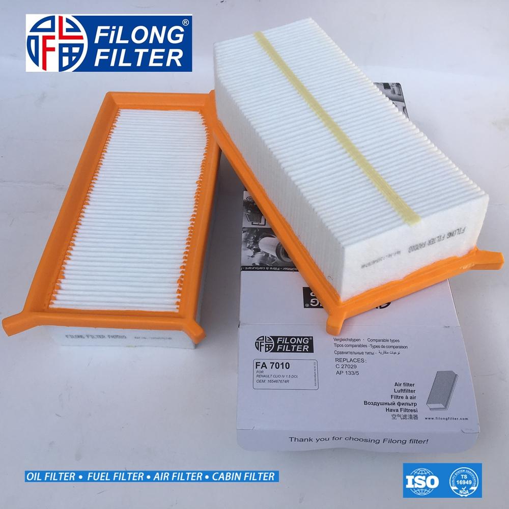  FILONG Manufactory For RNEAULT Air Filter FA-7010  165467674R 16546-7674R