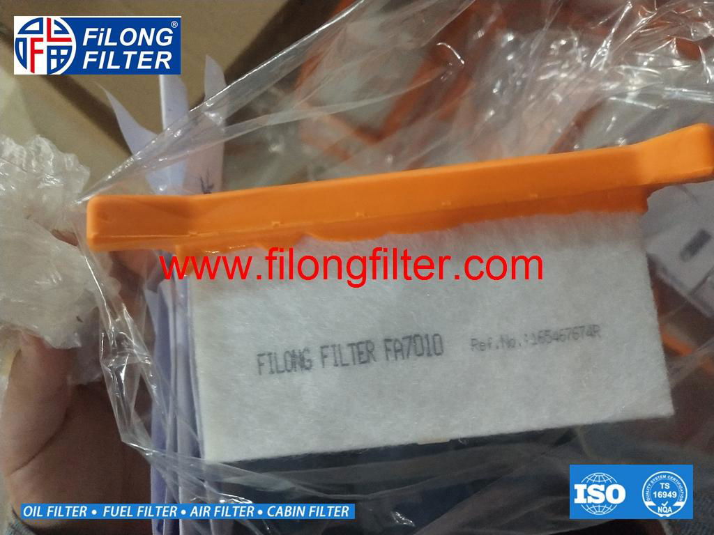 FILONG Manufactory For RENAULT Air Filter FA-7010 165467674R 16546-7674R  5
