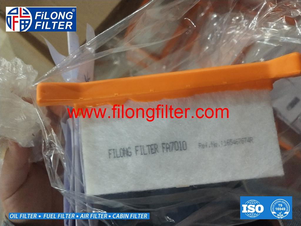  FILONG Manufactory For RNEAULT Air Filter FA-7010  165467674R 16546-7674R