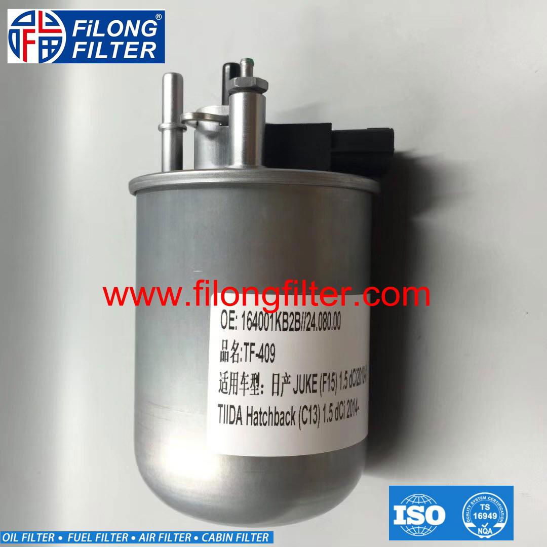 FILONG manufacturer for NISSAN fuel filter  FF-9024,16400-1KB2B 164001KB2B   2