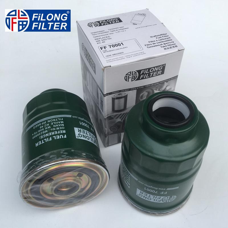 FILONG Manufactory Fuel Filter for MItsubish  MB220900 31945-44000 31973-44000 23303-87309 WK940/16 WK940/11X FILONG FF70001