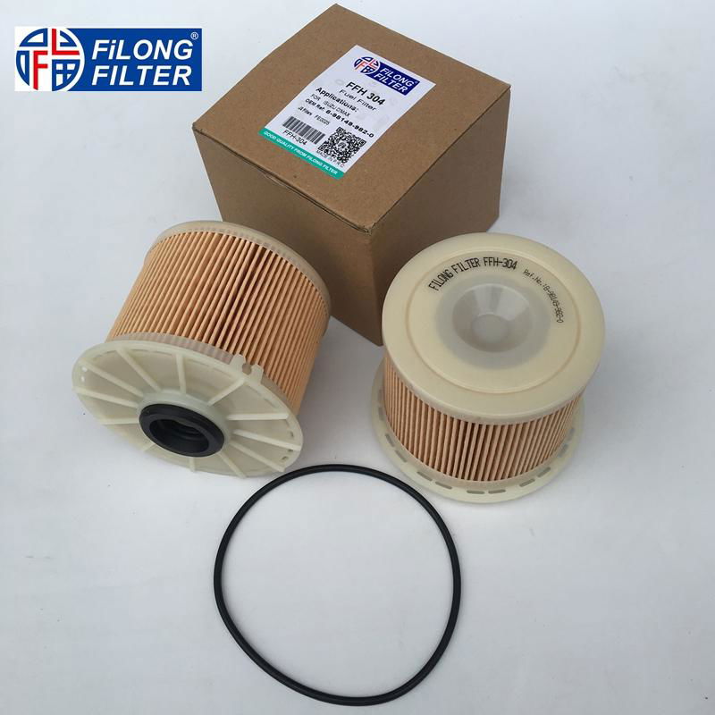 FILONG Filter manufacturer Fuel Filter  FFH-304 8-98149982-0 8-98036321-0 8-98149-983-0 8981499820 