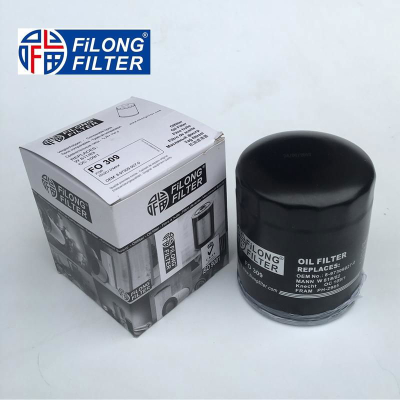 FILONG manufacturer Oil Filter for ISUZU FO-309  8-97309927-0 8973099270  1-13240157-1 1-56071430-1  1-87810260-1  2-90654840-0, 5-13240017-0 5-86102406-0 5-86122893-0 9-13240088-0 9-13240093-0 9-13240804-1