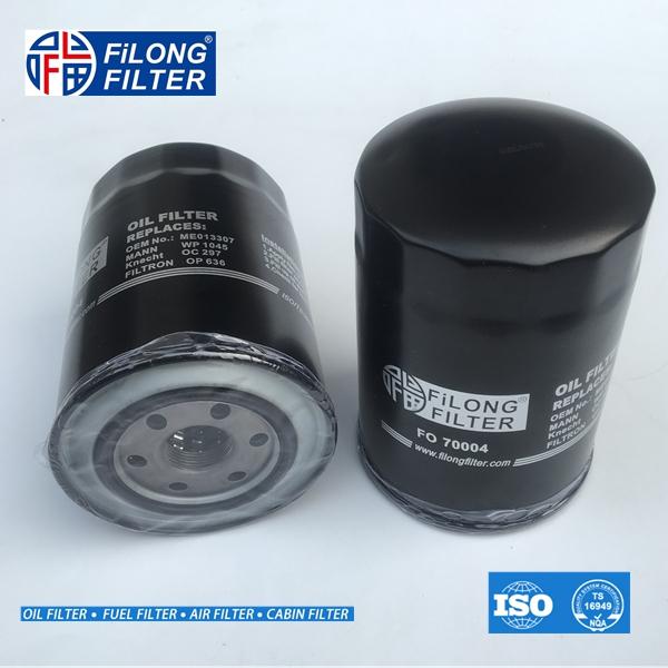 FILONG Manufactory Oil Filter FO-70004 ME013307 ME013343 ME201871  WP1045 OC297 1230A046 ME215002 OP587/2 OP636 PH5529 PH5586 H96W03 SK810