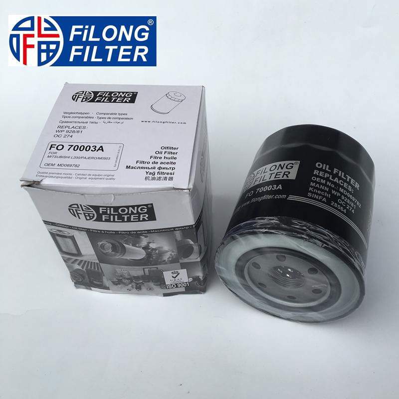 FILONG Manufactory Oil Filter FO-70003A MD069782  WP928/81 OC274 1230A045 