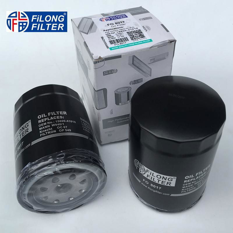 FILONG Manufactory Oil filter FO-8017 15600-41010 W940/1 1560041010  W940/35 