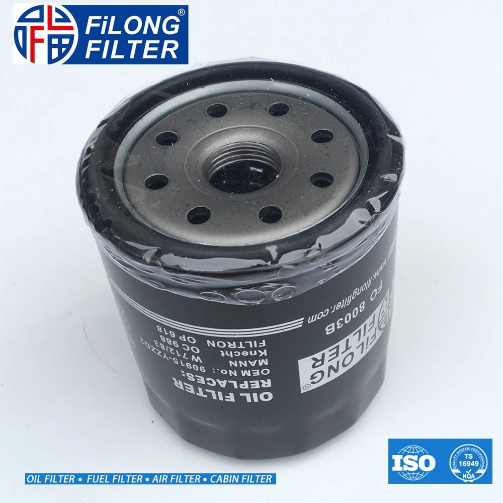 FILONG Manufactory Oil Filter FO-8003 90915-YZZD2  90915YZZD2  2